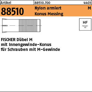 FISCHER-Dübel Kunststoff/Messing Typ M