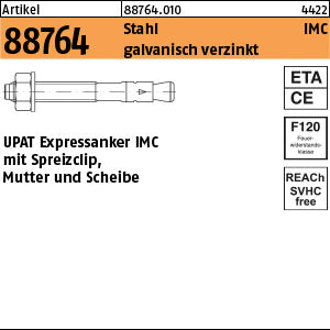 UPAT-IMC Expressanker Stahl Zn 6/ 10/