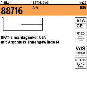 UPAT-Schlaganker A4 USA - N