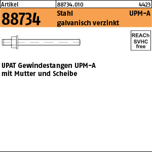 UPAT Ankerstangen UPM-A Stahl Zn