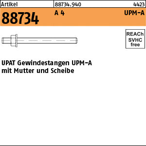 UPAT Ankerstangen UPM-A A4 mit ETA-Zulassung