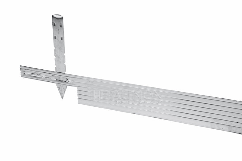 Alu Mevo - Biegsame Randbegrenzung aus Aluminium - L 229 cm x H 10,20 cm