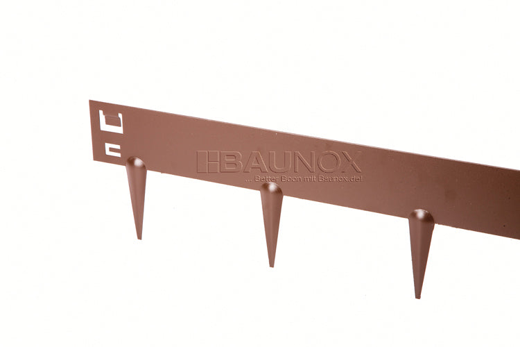 Ever Edge - Exklusive Randbegrenzung aus Stahl - verzinkt - L 100 cm x H 7,50 cm