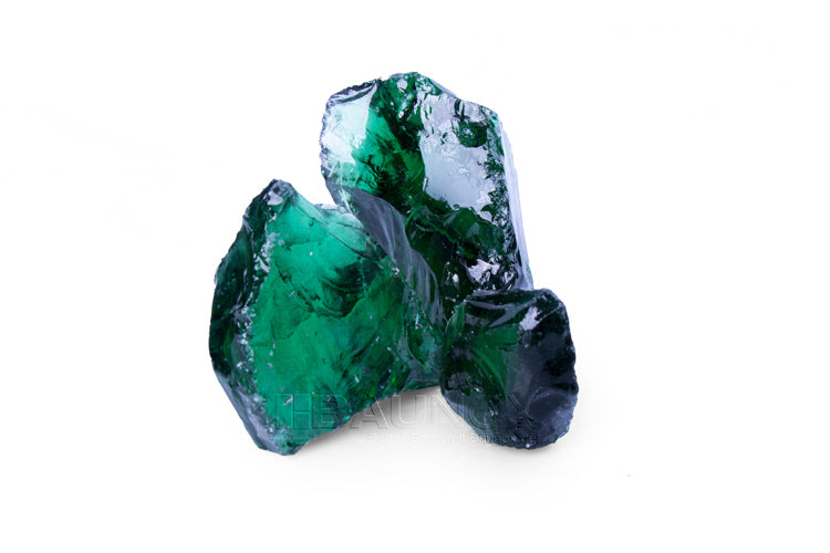 Glas Gabionensteine - Green - Körnung 50-120 mm