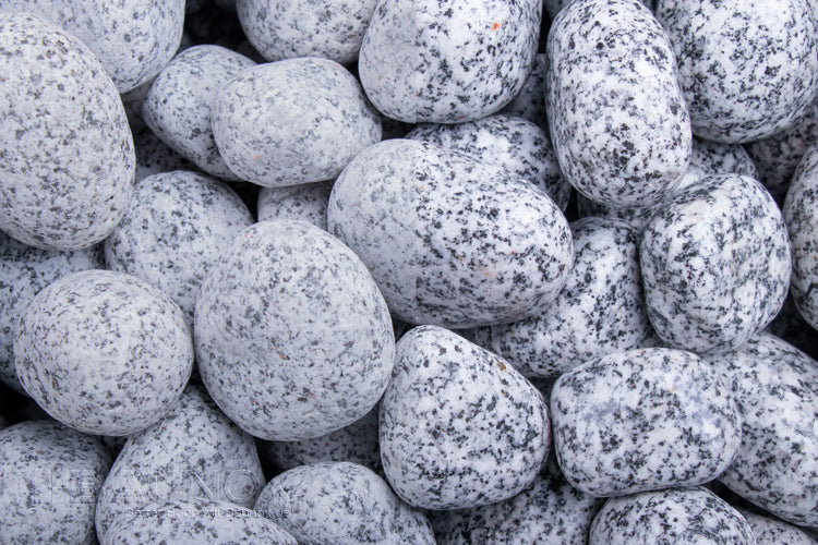 Zierkiese / Kieselsteine - Gletscherkies Granit Balls