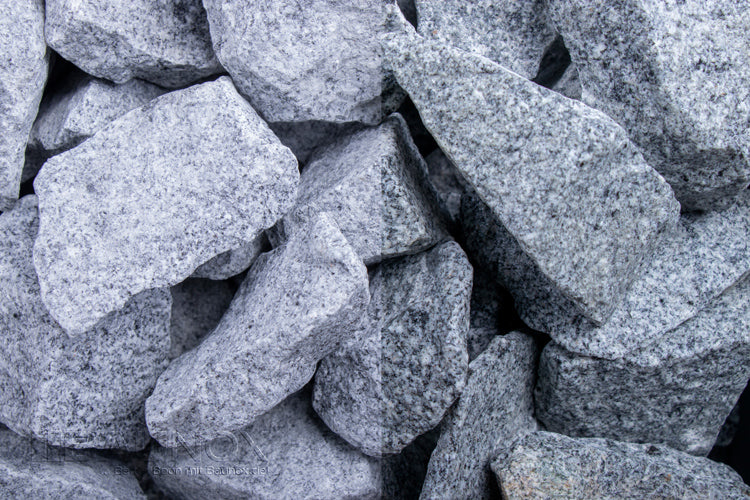 Steinschlag - Granit grau - Körnung 32-56 mm