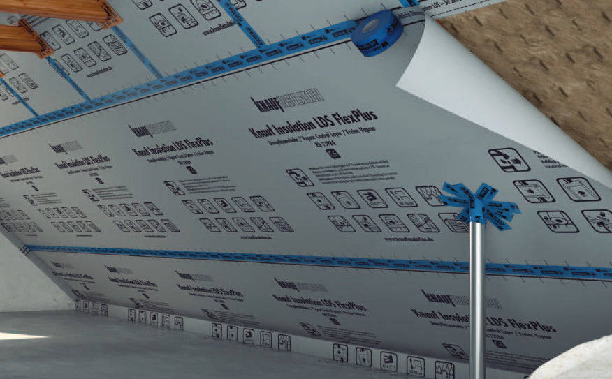Knauf Insulation LDS FlexPlus - Feuchtevariable Hochleistungsbahn - 1 Meter