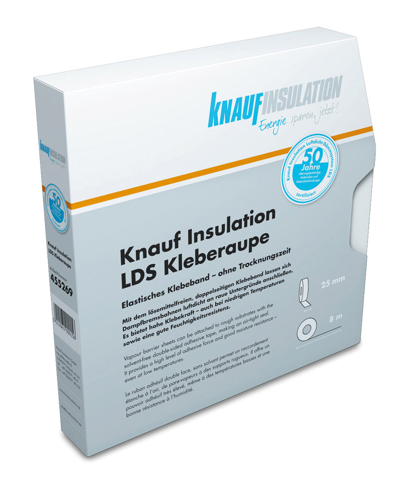 Knauf Insulation LDS Kleberaupe - 25mm x 8m