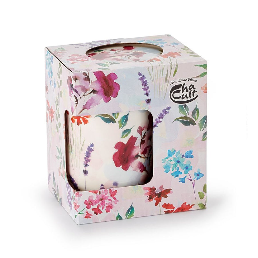 Kräuterteetasse "Rosi", New Bone China, 3-tlg. in Geschenkbox - 250ml