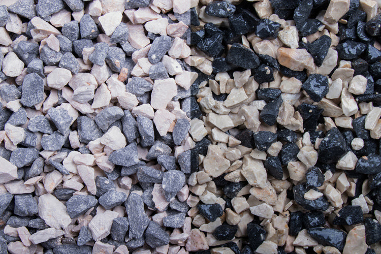 Edelsplitt - Mixed ZEBRA - Blackstone und Jona