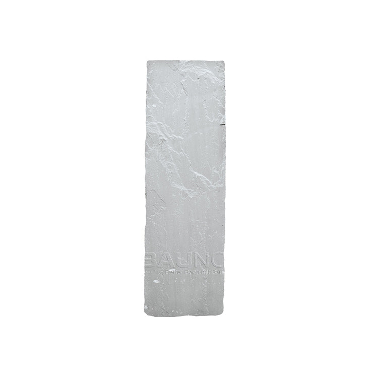 Sichtschutzplatte / Trittplatte Sandstein - grey - H: 220 x L: 50 x B: 4-7 cm