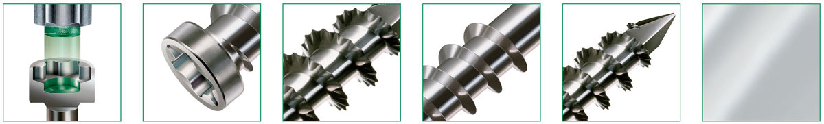 SPAX-D A2 Torx ZYLKO, T-STAR plus mit CUT-Spitze A2
