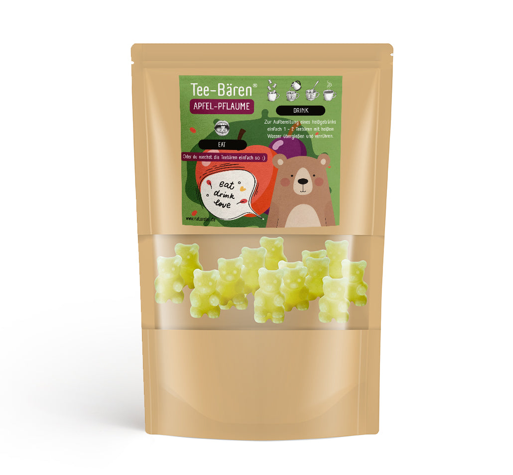 Tee-Bären® Apfel - Pflaume