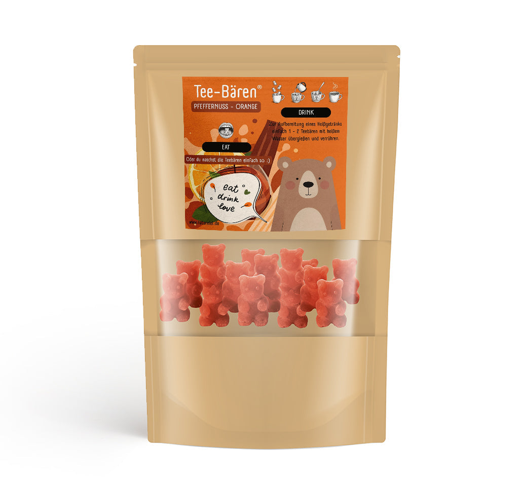 Tee-Bären® Pfeffernuss - Orange
