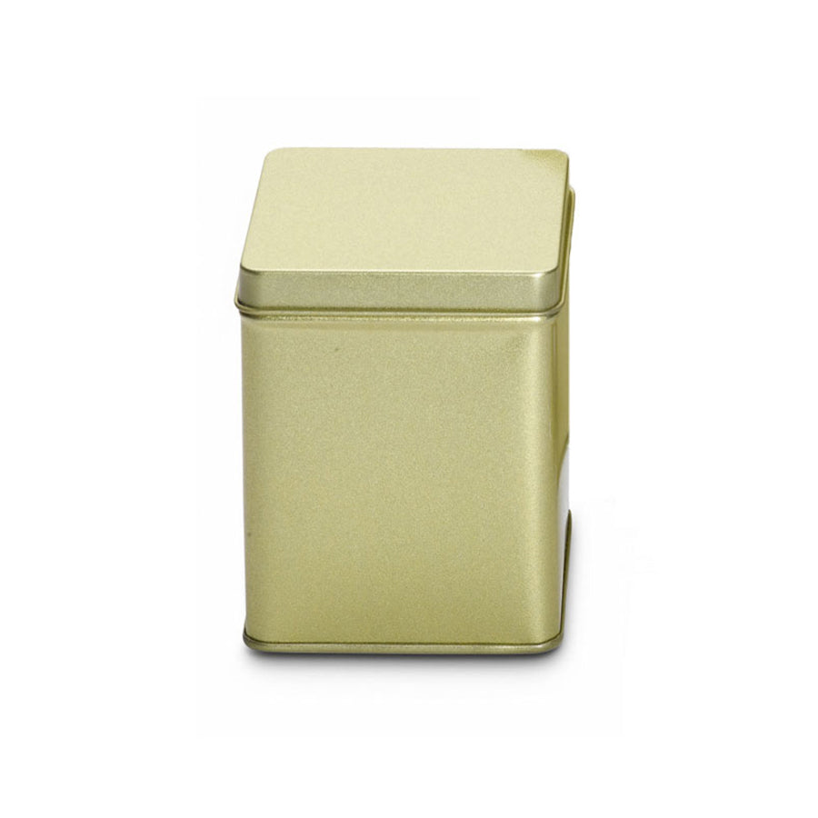Teedose "Gold deluxe" - mit Scharnierdeckel