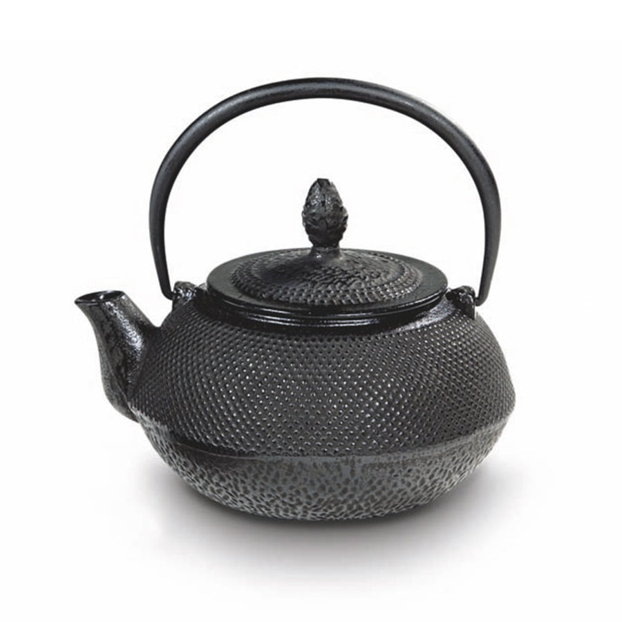 Teekanne "Nangang", schwarz, Gusseisen mit Edelstahlfilter