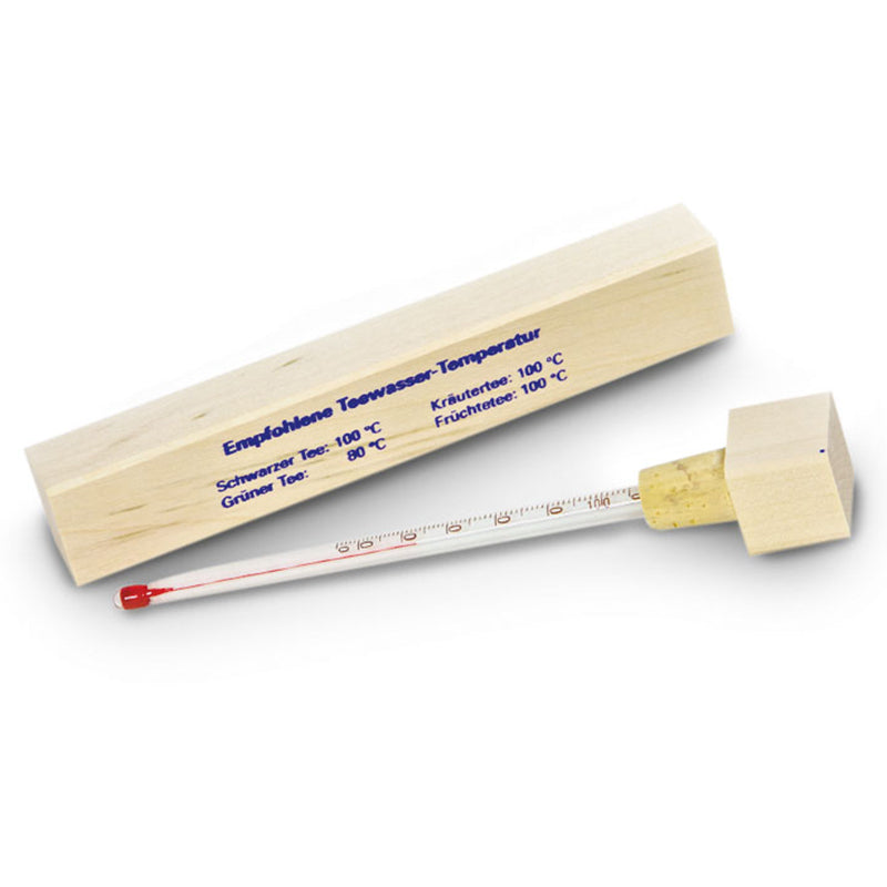 Teewasser-Thermometer - im Holzetui