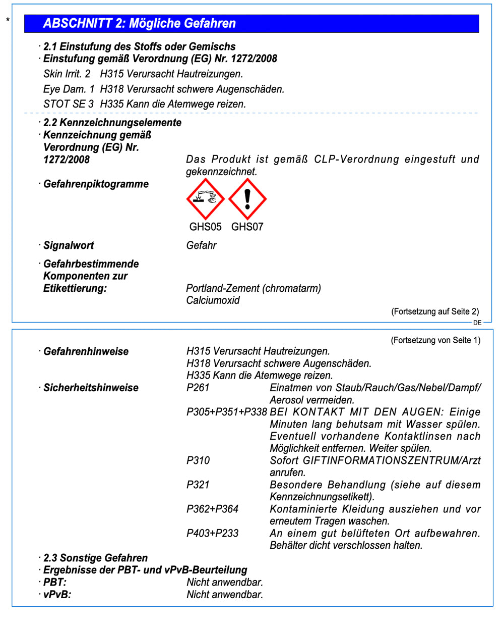 Ultrament - Beton Optik - 8kg - verschiedene Farben