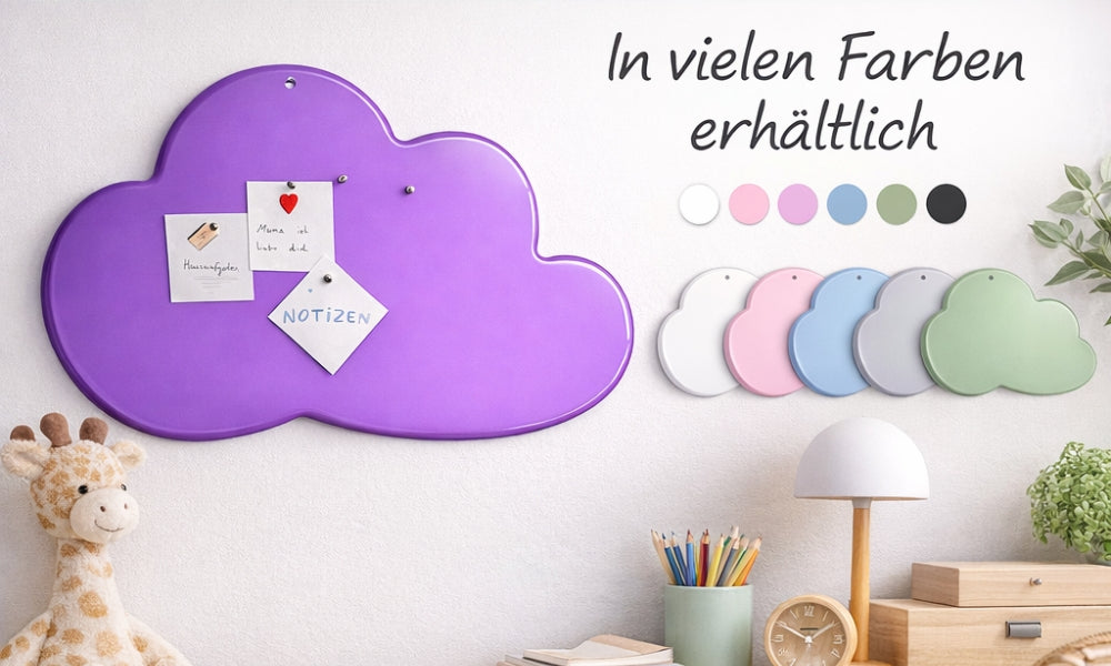Magnettafel „Wolke“ – pulverbeschichtet in Wunschfarbe