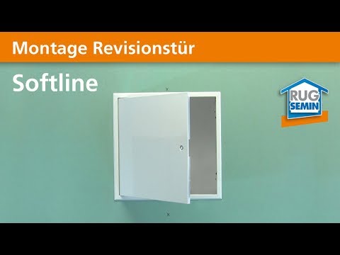 Softline Revisionstür - weiss beschichtet