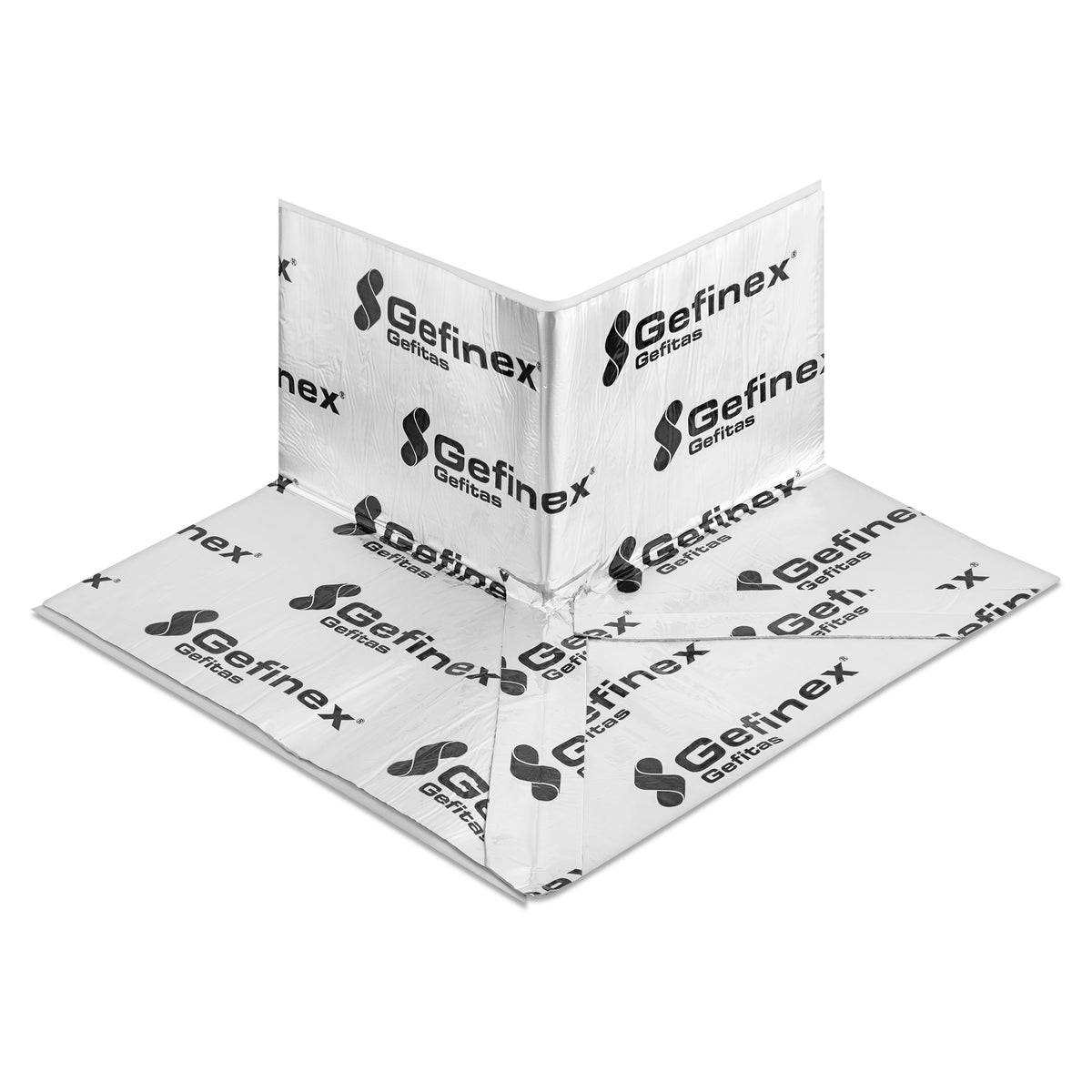 Gefitas Alu 1500 Radondichte selbstklebende Aussenecke - 115 x 300 x 300 mm