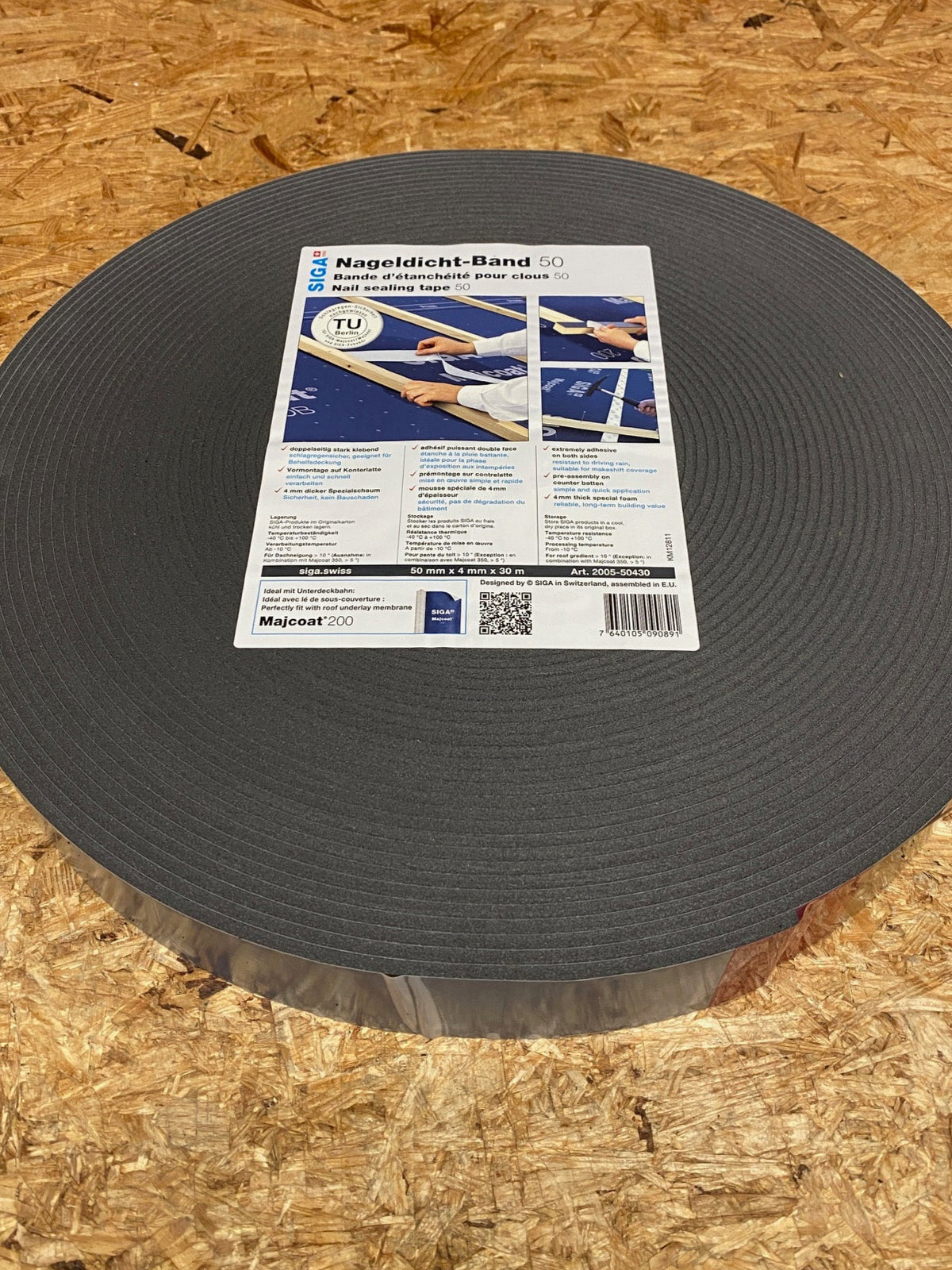 Siga Nageldicht-Band II - 50 mm x 4 mm x 30 m