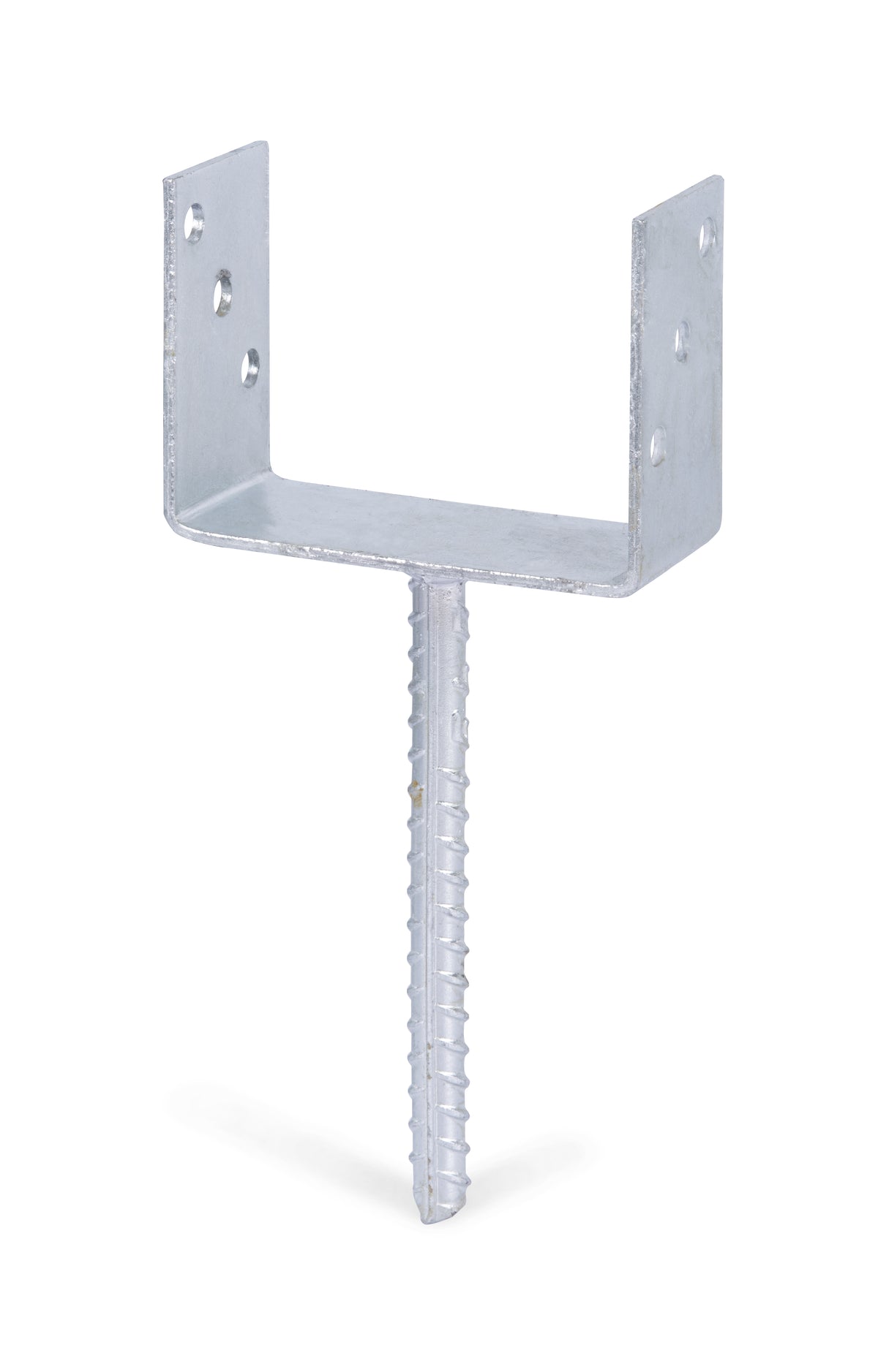 U-Pfostenträger Typ 327 mit Riffelstahl – 141 × 104 mm – feuerverzinkt – zum Einbetonieren