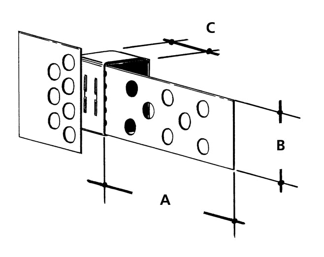 Fliesenmagnete zur Befestigung von Fliesenrahmen und Wartungsklappen - Detail