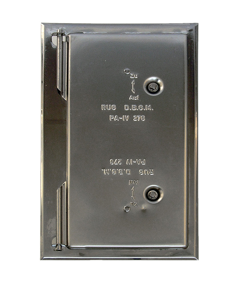 Kamintür mit Vierkantverschluss - Wartungsklappe