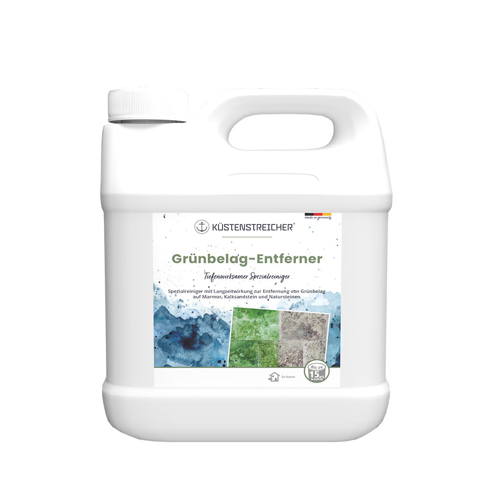 Küstenstreicher® Grünbelag-Entferner - zur Entfernung von Schmutz, Algen und Moos