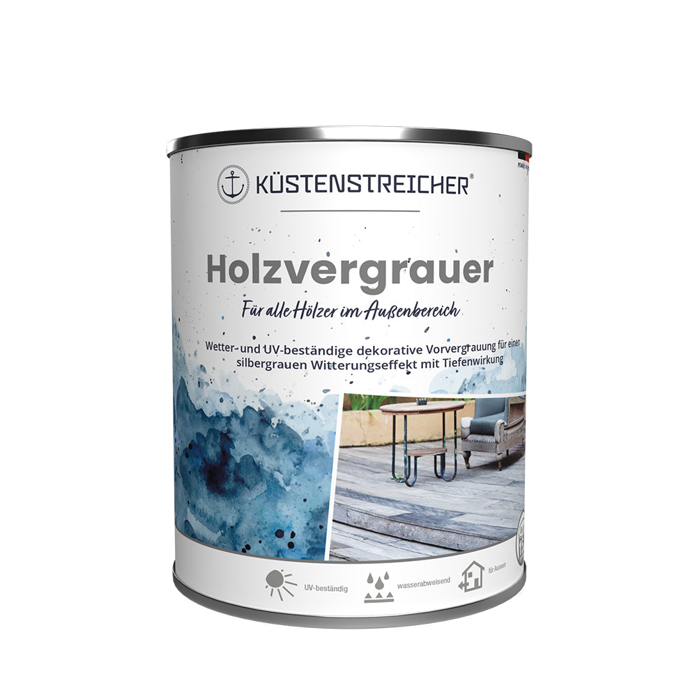 Küstenstreicher Holzvergrauer - für alle Hölzer im Aussenbereich