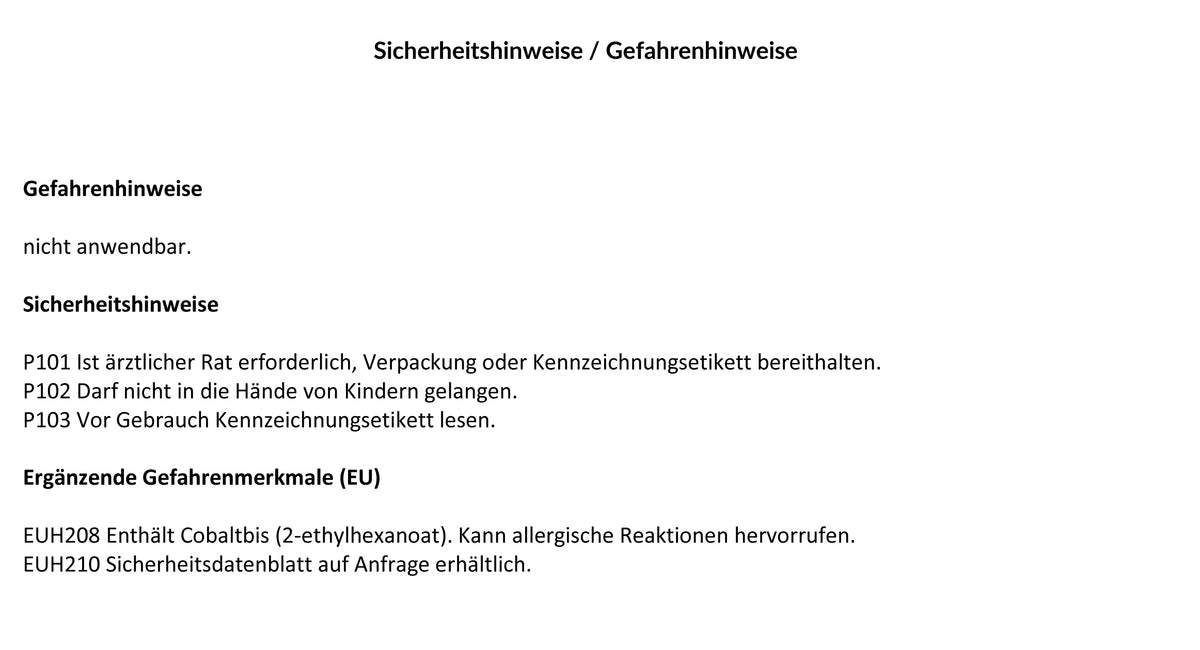 Küstenstreicher Aussen-Öl - mit Tiefenimprägnierung