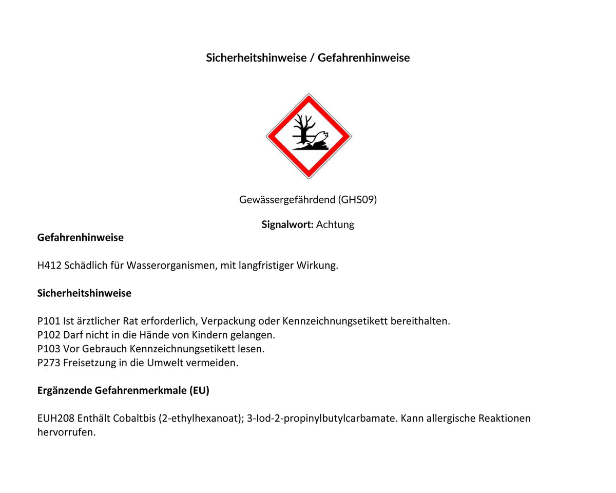 Küstenstreicher HS-Lasur - mit Filmschutz