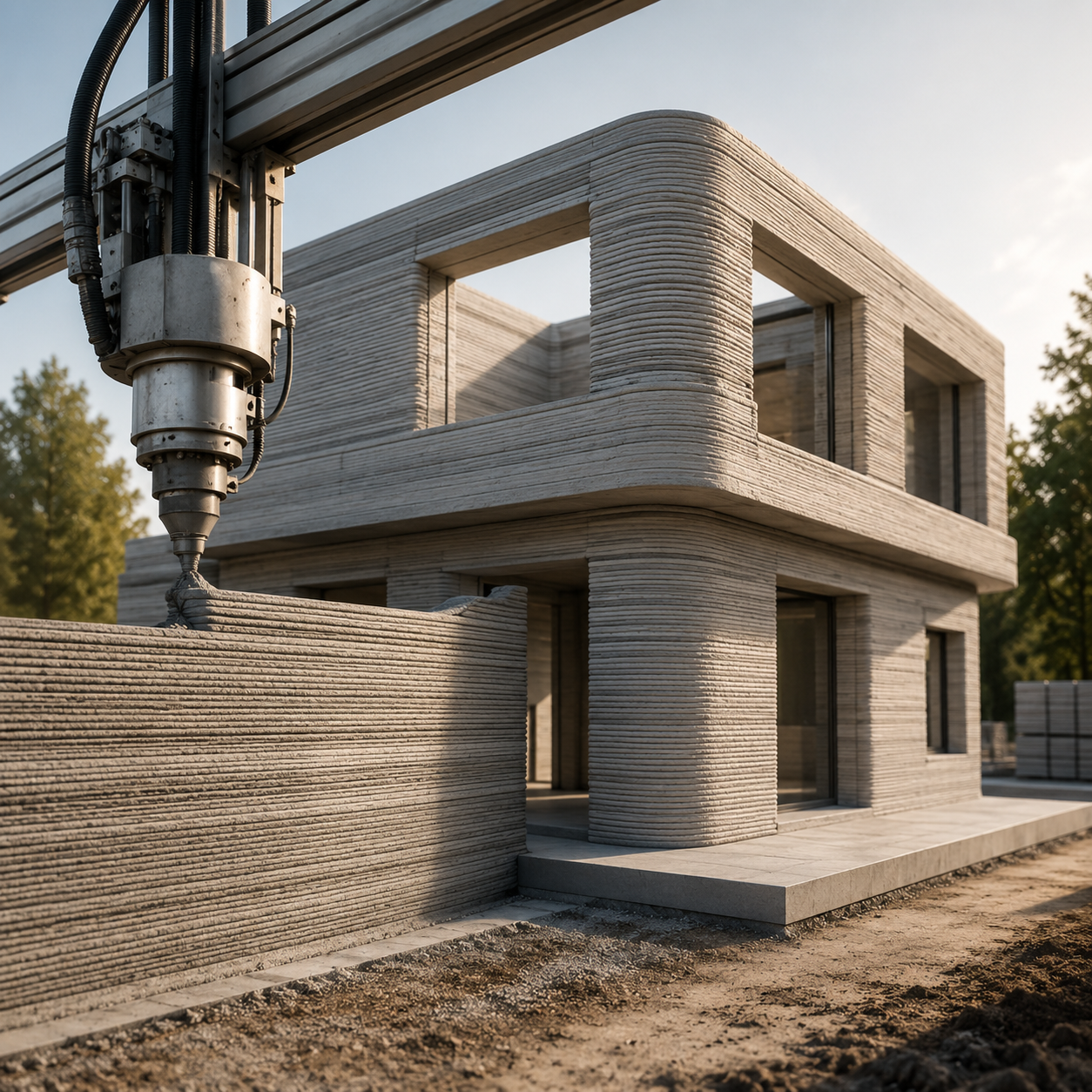 Der Häuserbau wird digital – das erste Wohnhaus aus dem 3D-Drucker steht