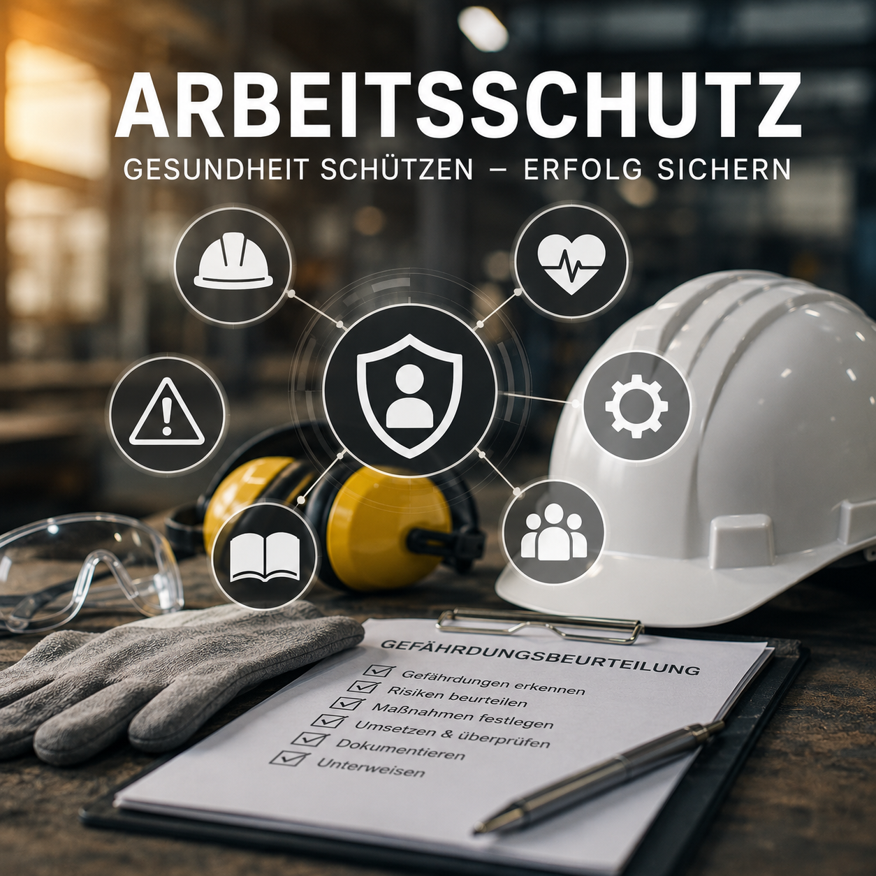 Was beinhaltet der technische Arbeitsschutz?
