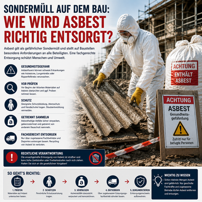 Asbest richtig entsorgen, aber wie?