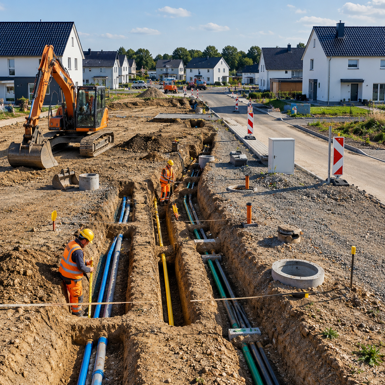 Erschließungskosten beim Hausbau: Welche Kosten Bauherren einplanen sollten