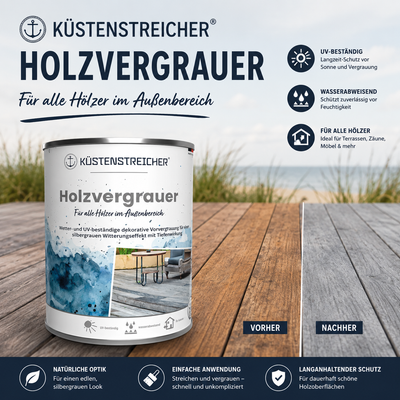 Kann der Küstenstreicher Holzvergrauer auf Bangkirai-Holz angewendet werden?