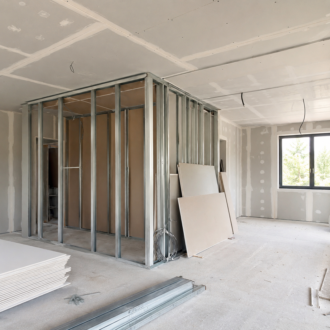 Der Innenausbau beginnt – Qualität und Wirtschaftlichkeit clever verbinden