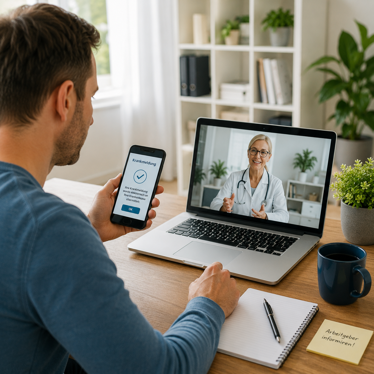 Digitale Krankmeldung: Was Arbeitnehmer und Arbeitgeber wissen sollten