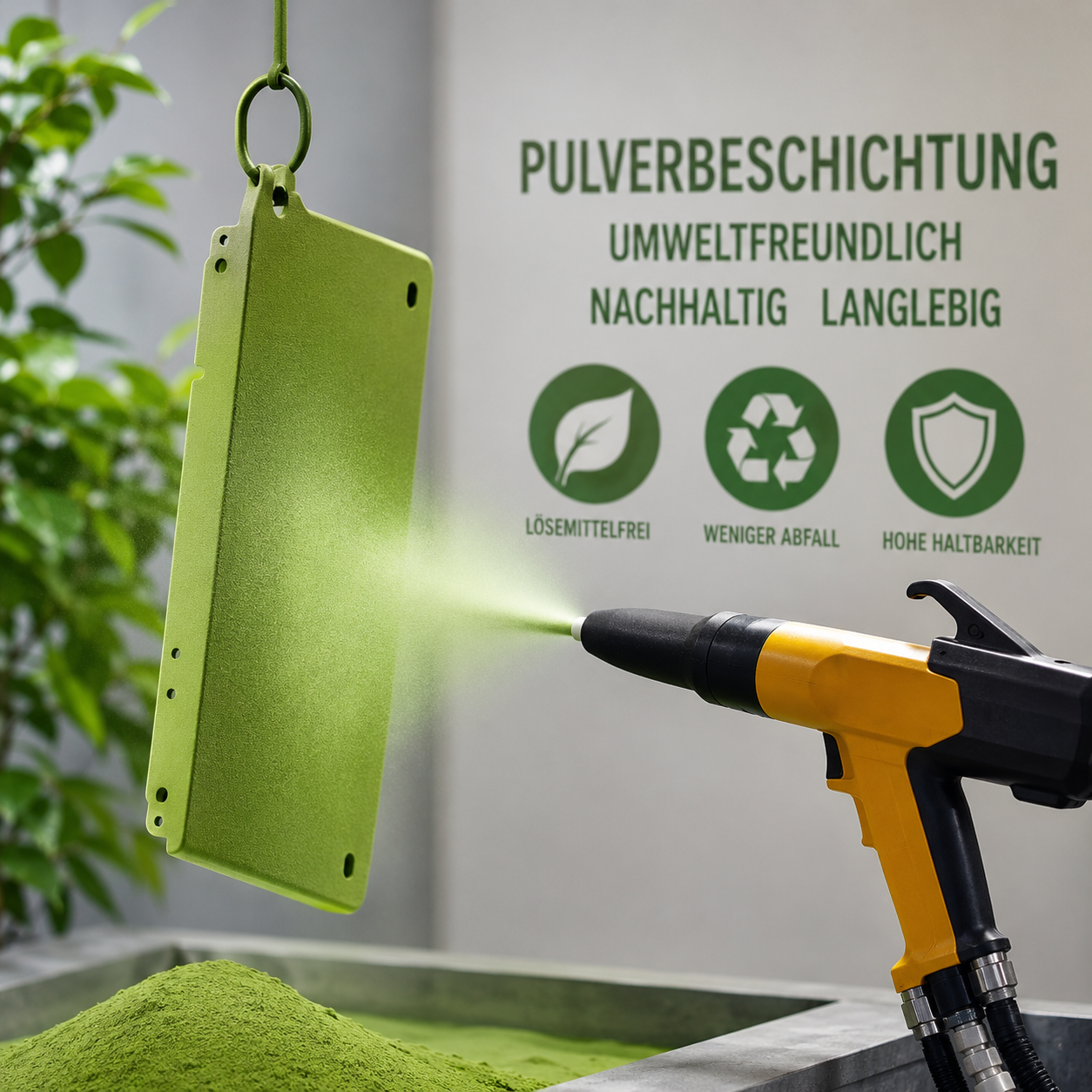 Wie umweltfreundlich sind Pulverlacke?