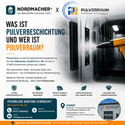 Was ist Pulverbeschichtung und wer ist Pulverraum?