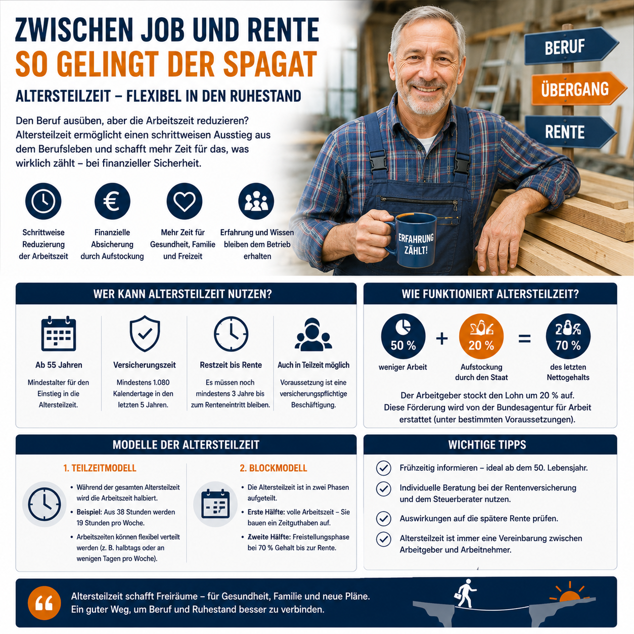 Altersteilzeit im Handwerk