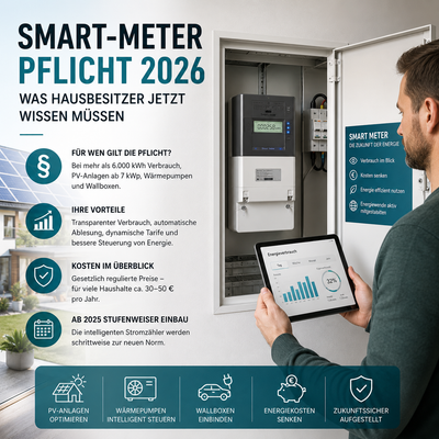 Smart-Meter-Pflicht 2026: Was Hauseigentümer jetzt wissen müssen