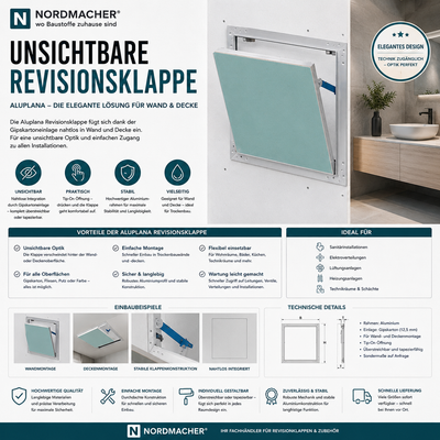 Unsichtbare Revisionsklappe – Eleganter Wartungszugang ohne sichtbare Technik