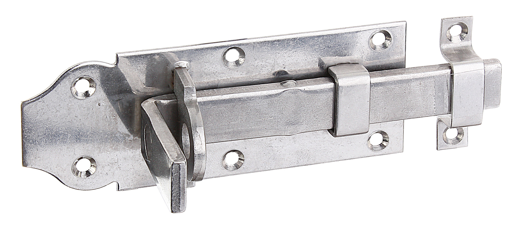 Schlossriegel VA gerade mit Schlaufe 120 mm