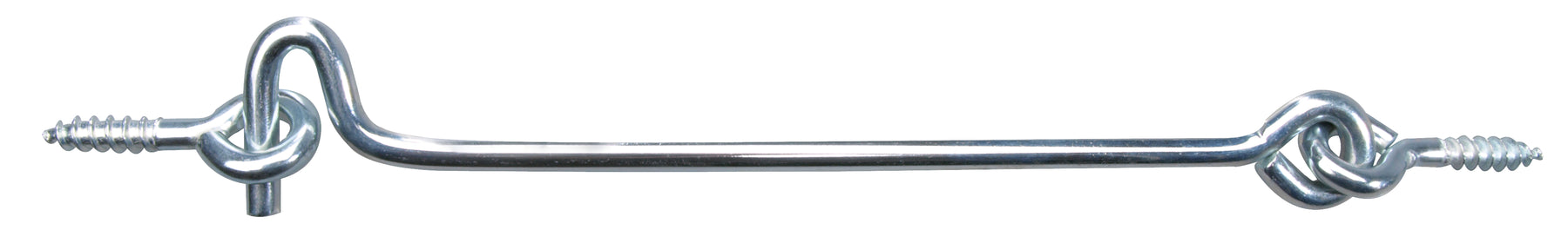 Sturmhaken mit Ösen 250 mm blau verzinkt – Haken Ø 7 mm, zum Einschrauben, 1 Stück