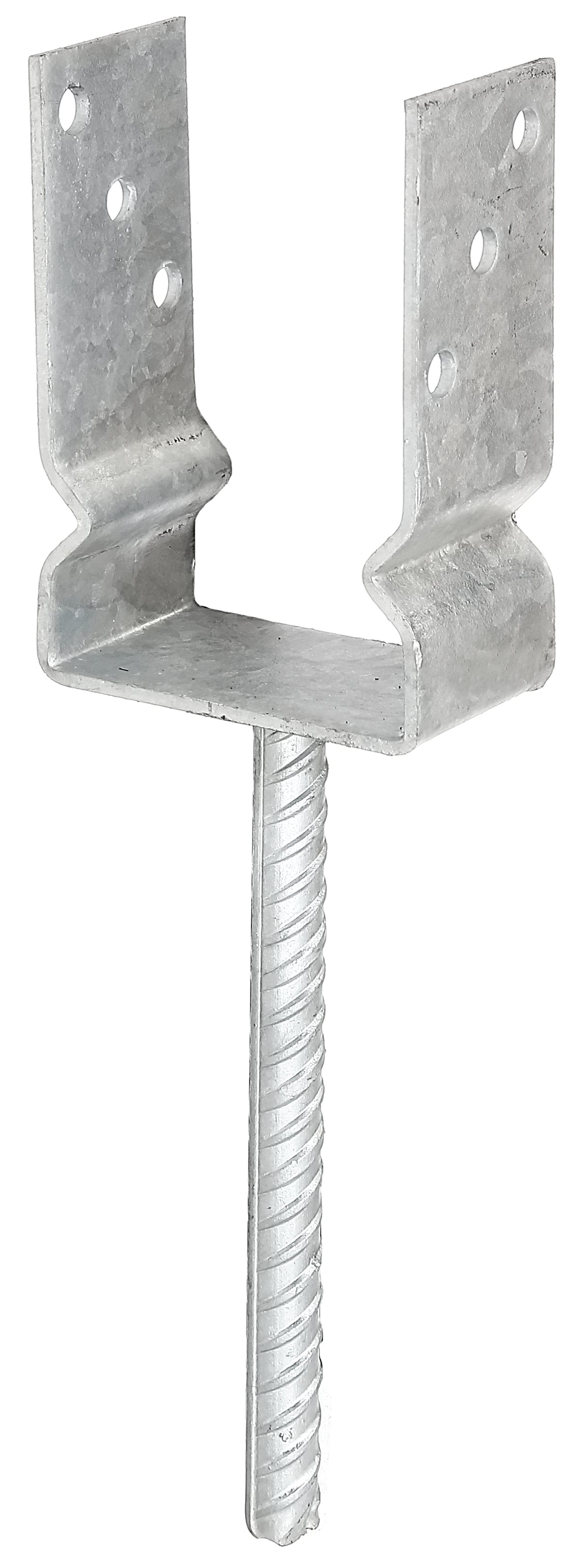 U-Pfostenträger/Riffelstahl Typ751feuerverzinkt zum Einbetonieren 91x150mm