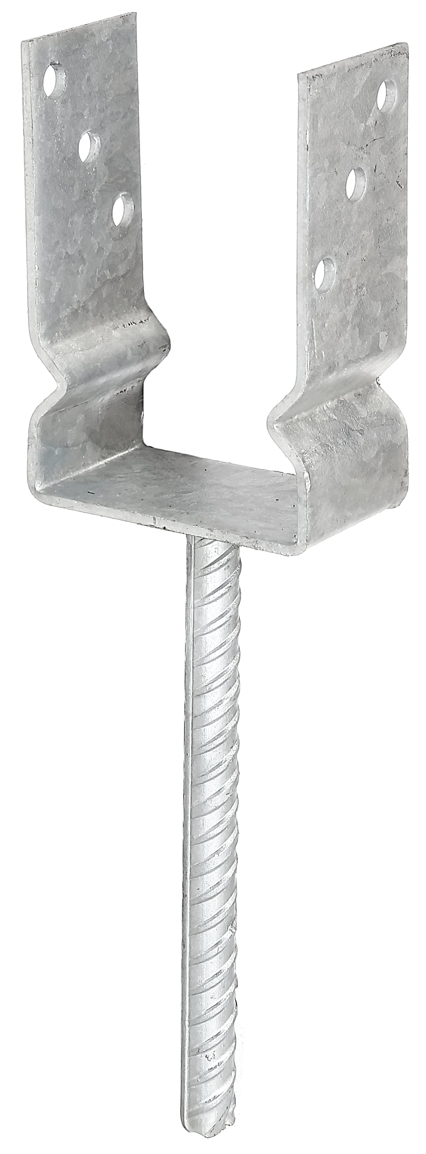 U-Pfostenträger/Riffelstahl Typ751feuerverzinkt zum Einbetonieren 91x150mm