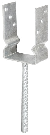 U-Pfostenträger/Riffelstahl Typ751feuerverzinkt zum Einbetonieren 91x150mm
